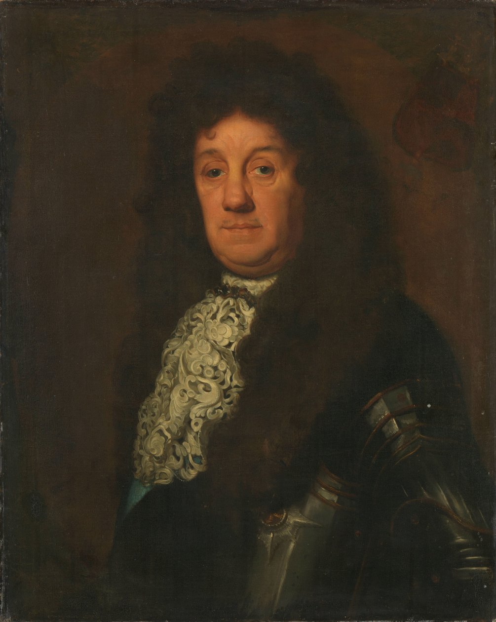 Portrait of Cornelis Tromp (1629-91), Vice-Admiral of Holland and West Friesland by David van der Plas
