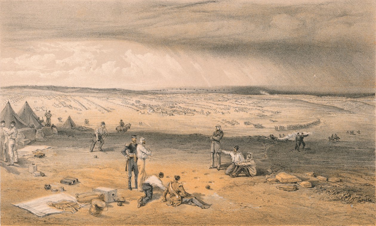 Camp of the 3rd Division, July 9th 1855 by Day and Son