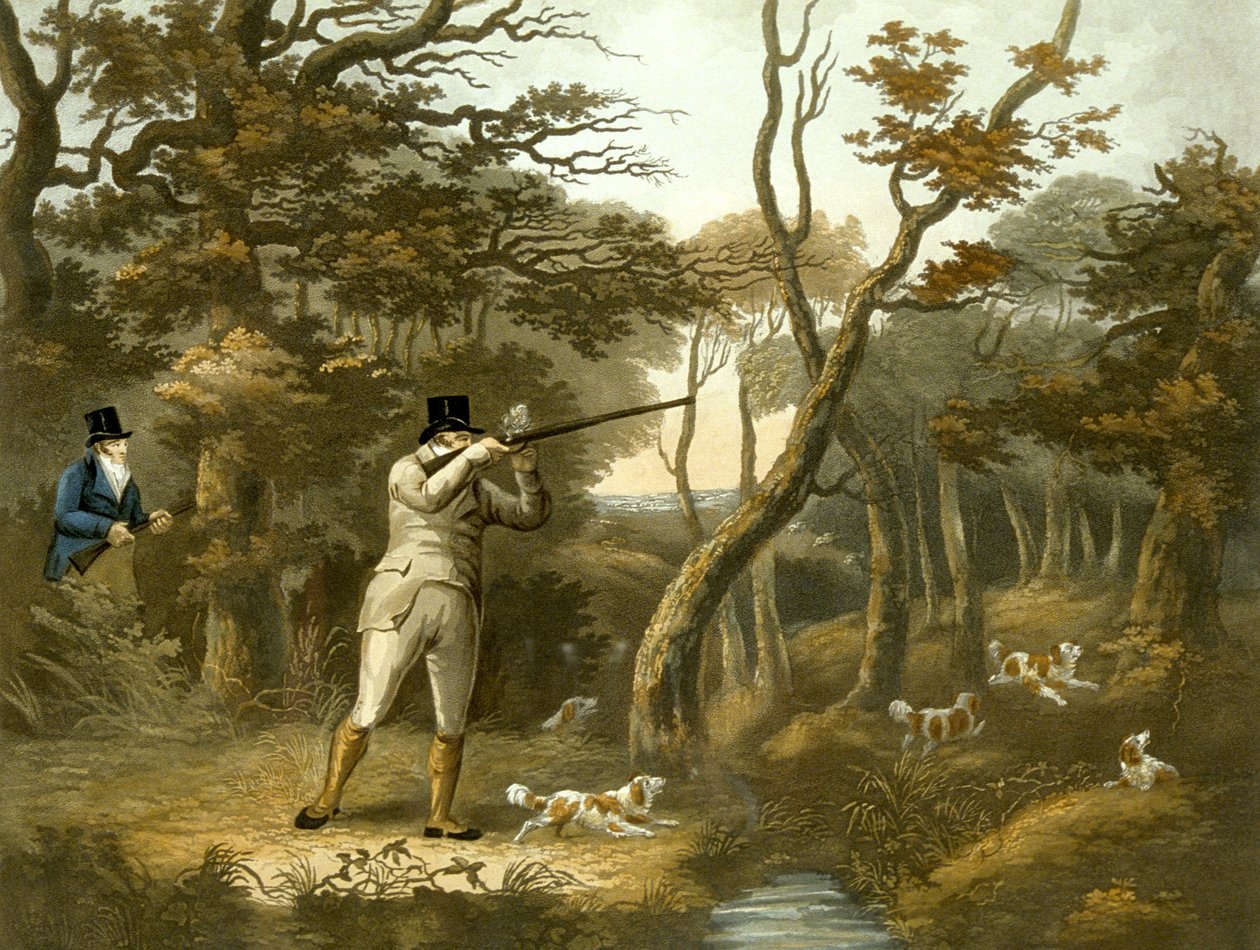 Shooting, plate 2 (engraved by R.G. Reeve) by Dean Snr. (after) Wolstenholme