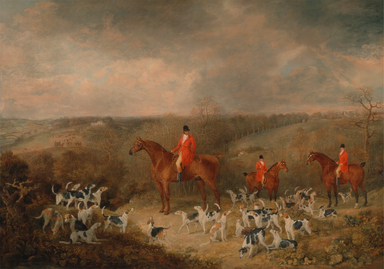 Lord Glamis and his Staghounds by Dean Wolstenholme