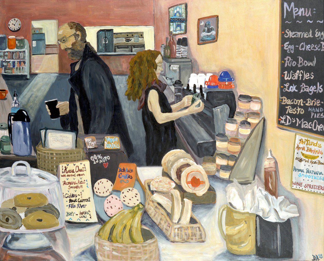 Ana Bananas Cafe, 2019 by Deborah Eve Alastra