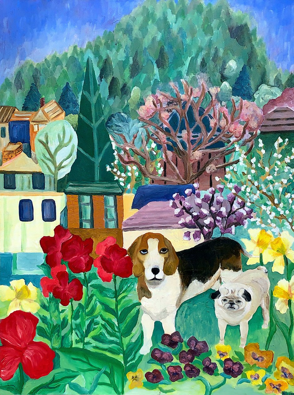 Backyard Dogs, 2013 by Deborah Eve Alastra