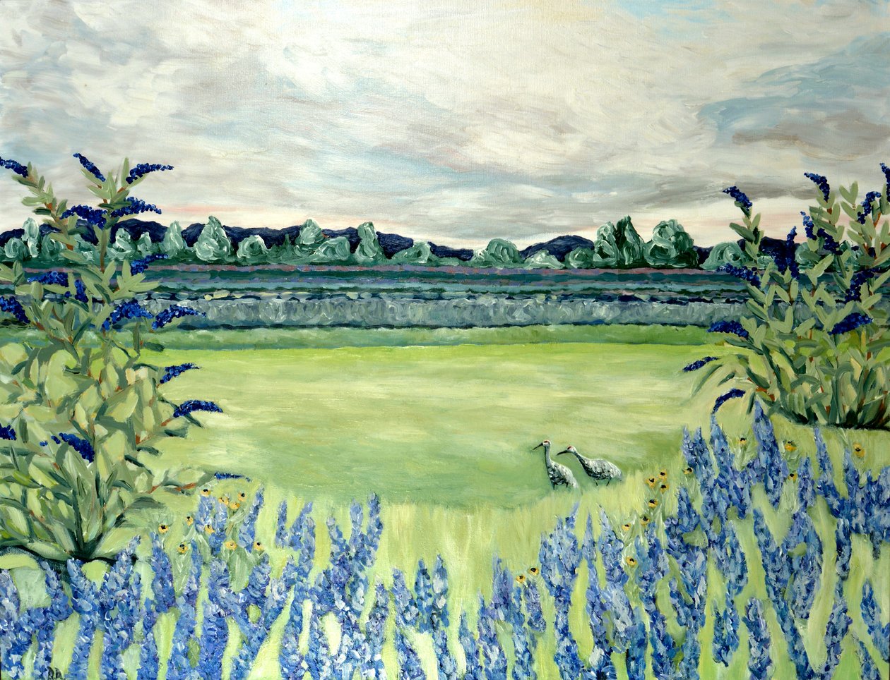 Lavender Fields, 2015 by Deborah Eve Alastra