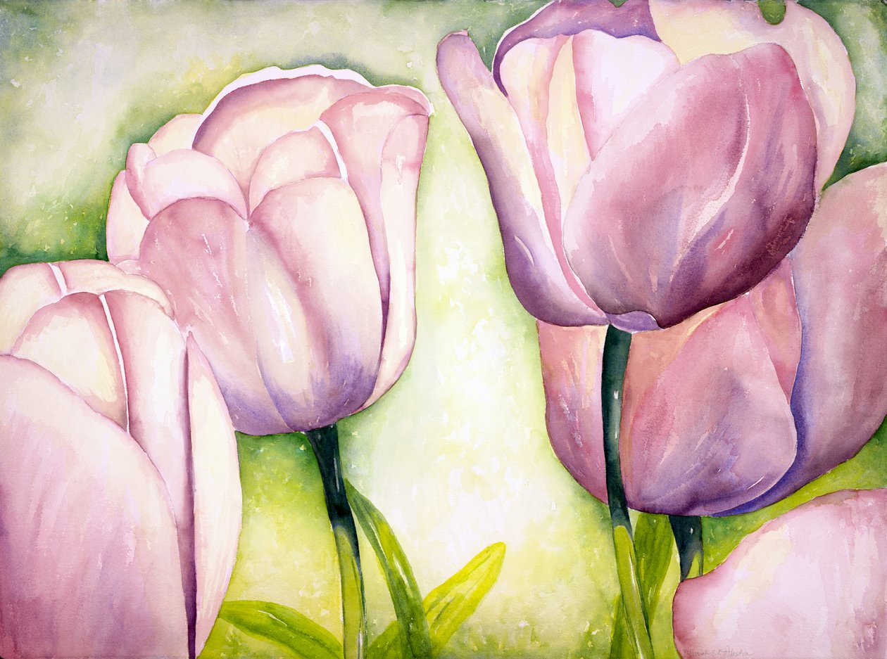 Lavender Tulips, 2006 by Deborah Eve Alastra