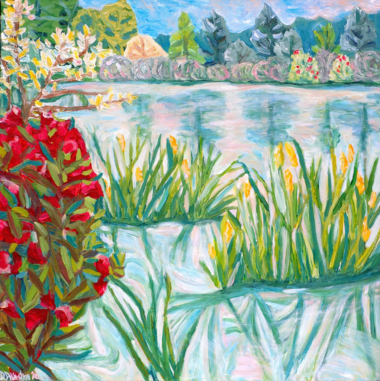 Red Rhodie, 2015 by Deborah Eve Alastra