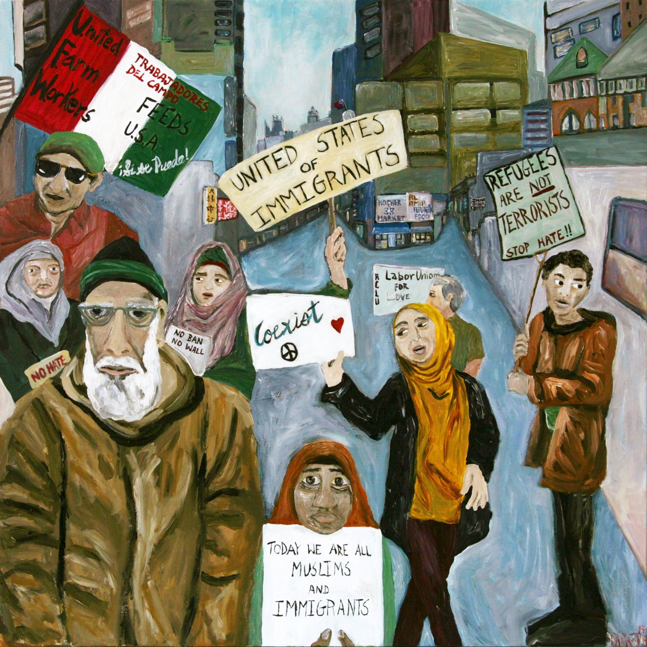 Resist 2, 2017 by Deborah Eve Alastra