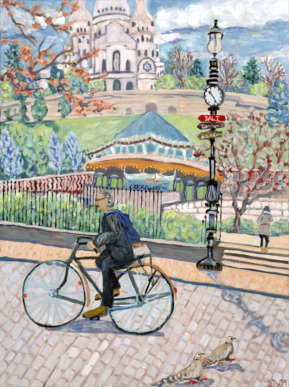 Sacre Coeur View, 2019 by Deborah Eve Alastra