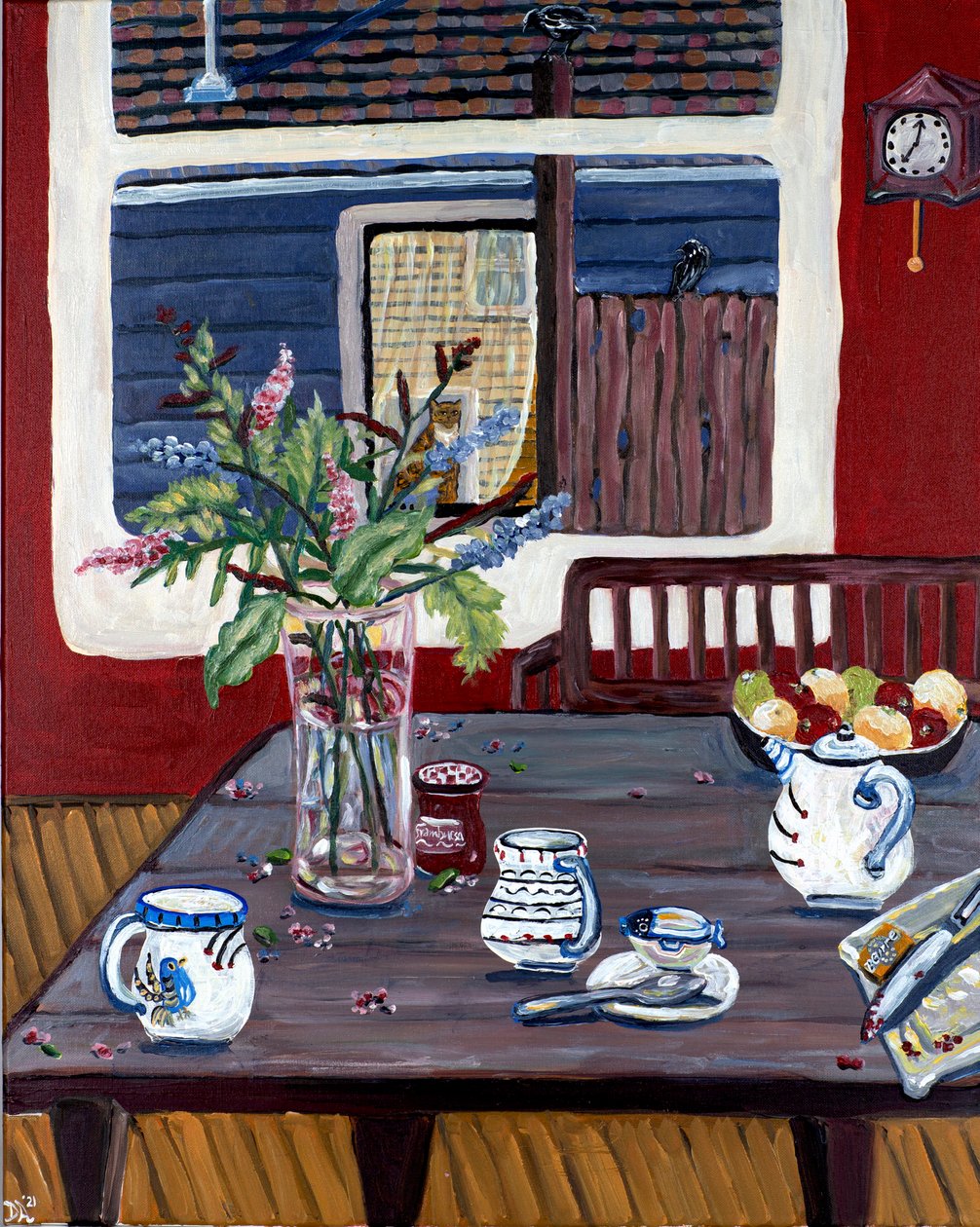 Winter Tea, 2022 by Deborah Eve Alastra
