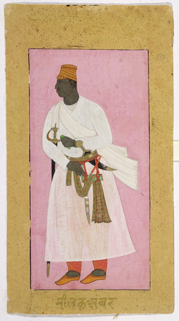 Portrait of Malik Ambar by Deccani School