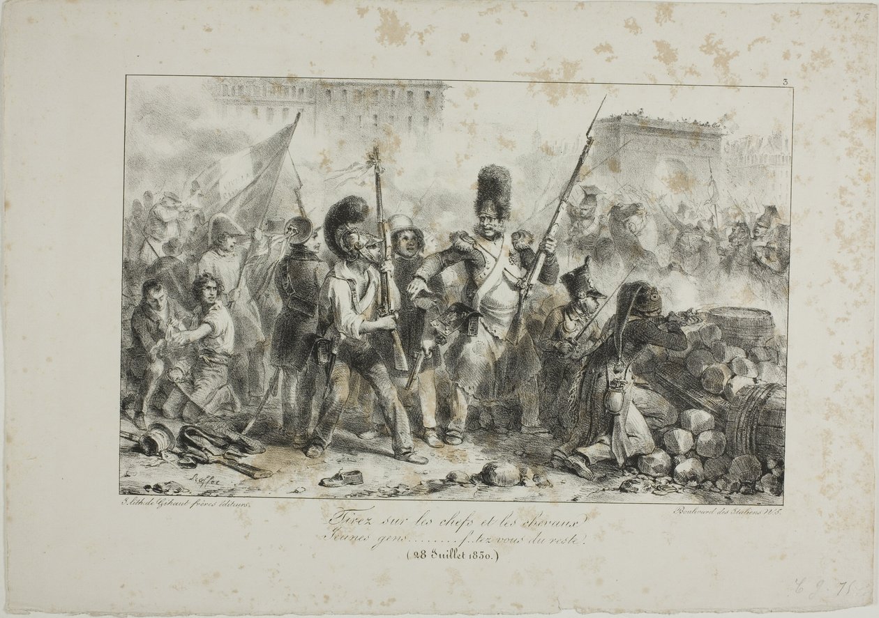 Fire on the Leaders and Cavalry by Denis Auguste Marie Raffet