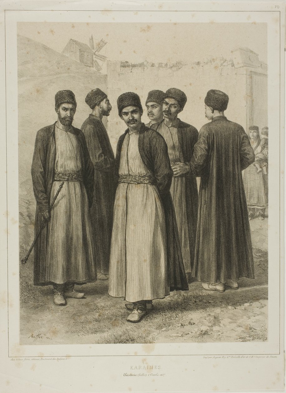 Karaimes, Théodosie, Kaffa, 1 October 1837 by Denis Auguste Marie Raffet