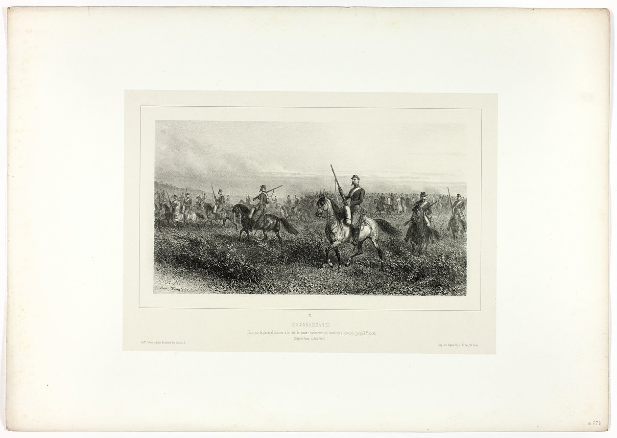 Reconnaissance, from Souvenirs d’Italie: Expédition de Rome by Denis Auguste Marie Raffet