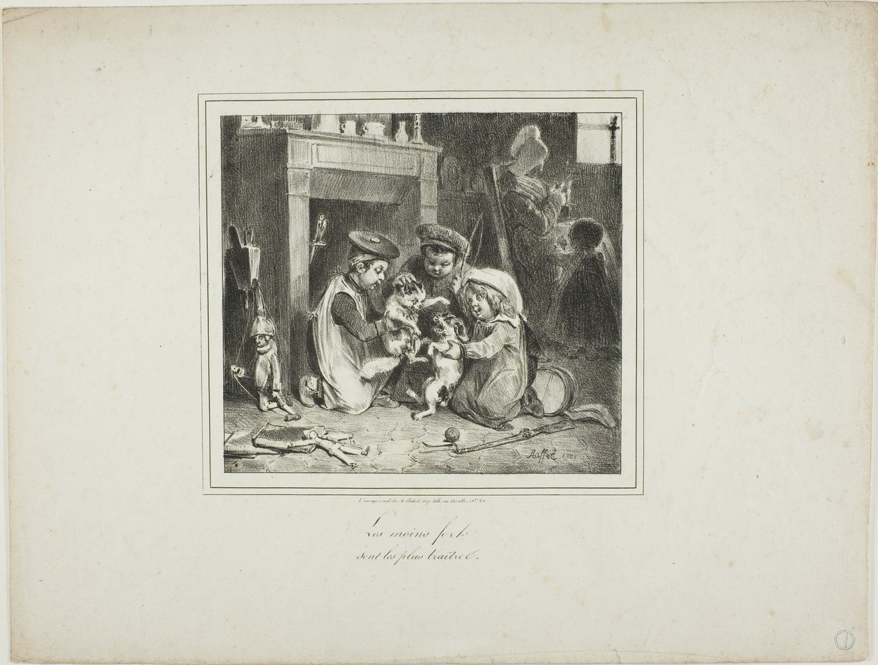 The Least Strong is the Most Treacherous by Denis Auguste Marie Raffet