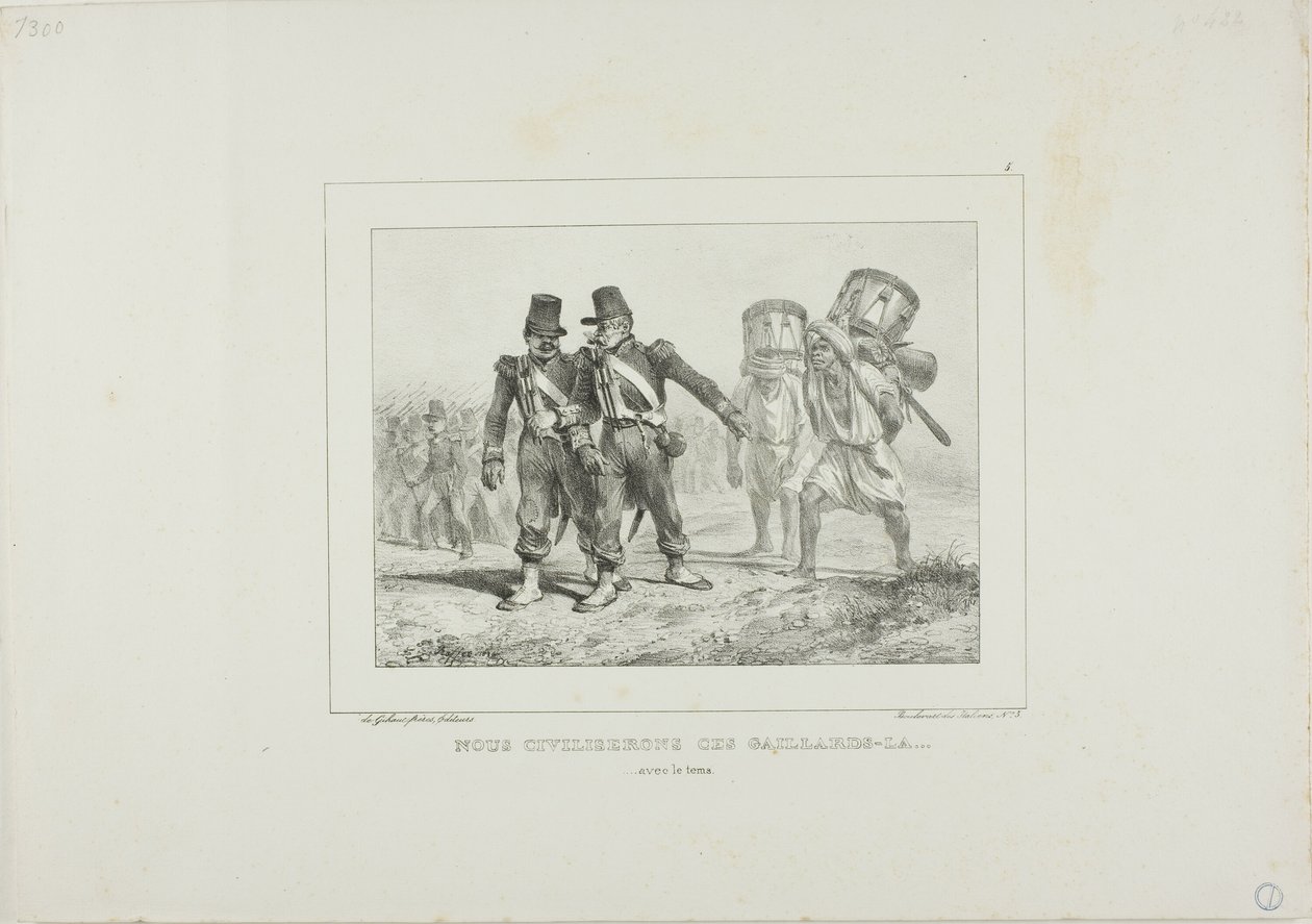 We Will Civilize Those Fellows... with Time by Denis Auguste Marie Raffet