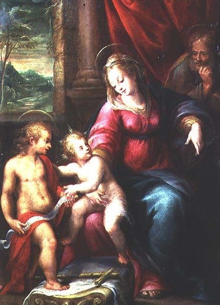 Madonna and Child with John the Baptist by Denis Calvaert
