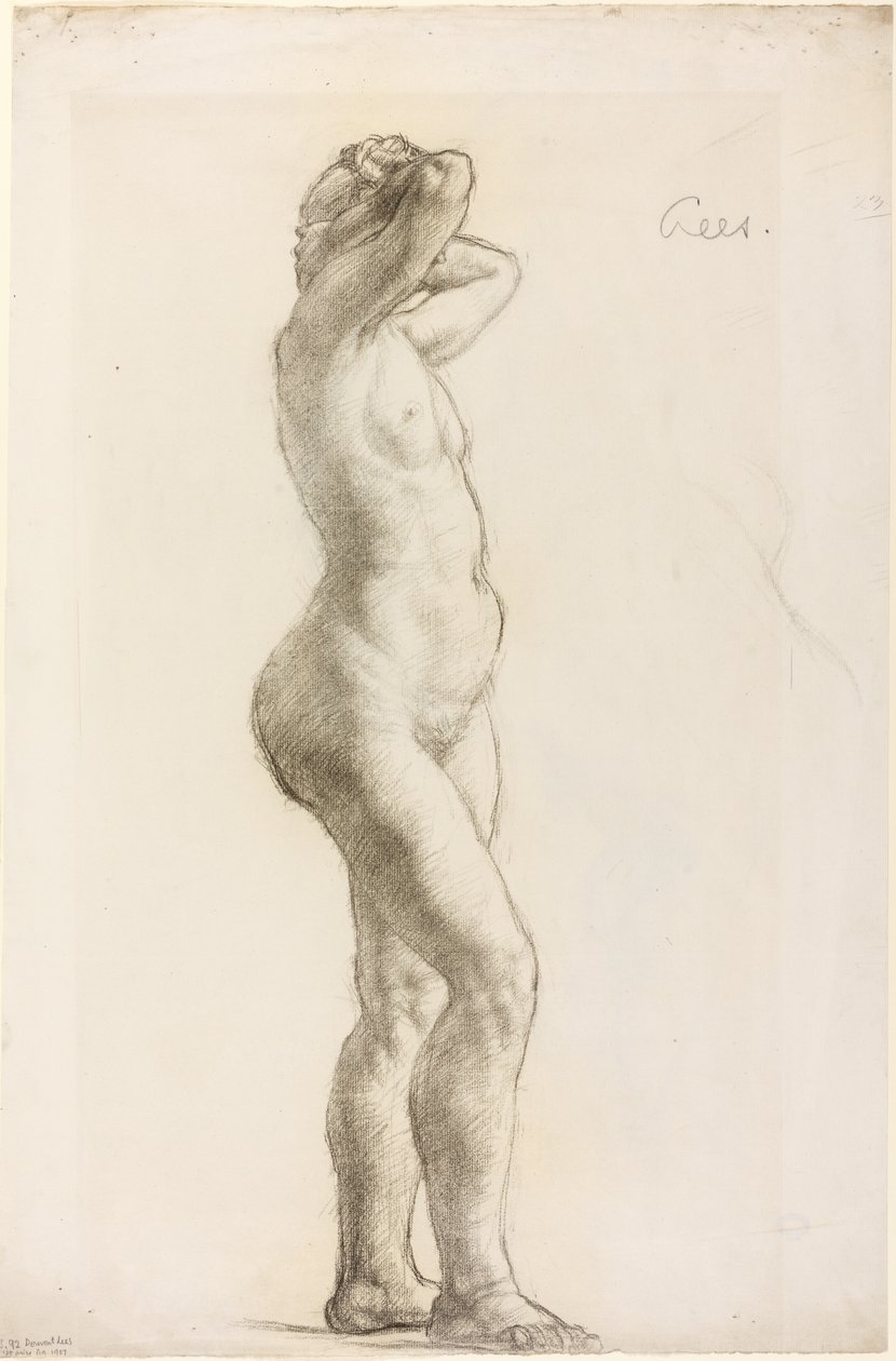 Study of a Female Figure, c.1906-07 by Derwent Lees