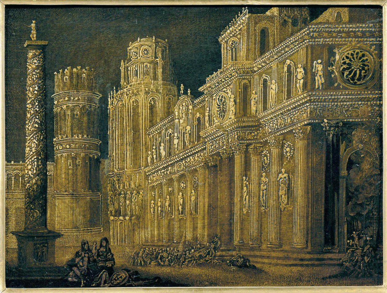Attack on a Palace by Desiderio Monsu: Buy fine art prints