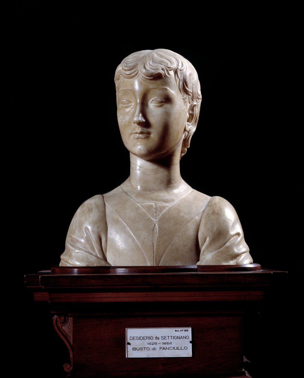 Young man by Desiderio da Settignano