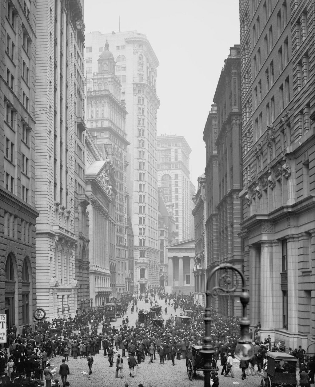 Broad Street, New York City, c.1905  by Detroit Publishing Co.