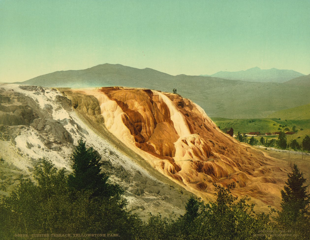 Jupiter Terrace, Yellowstone Park by Detroit Photographic Co.