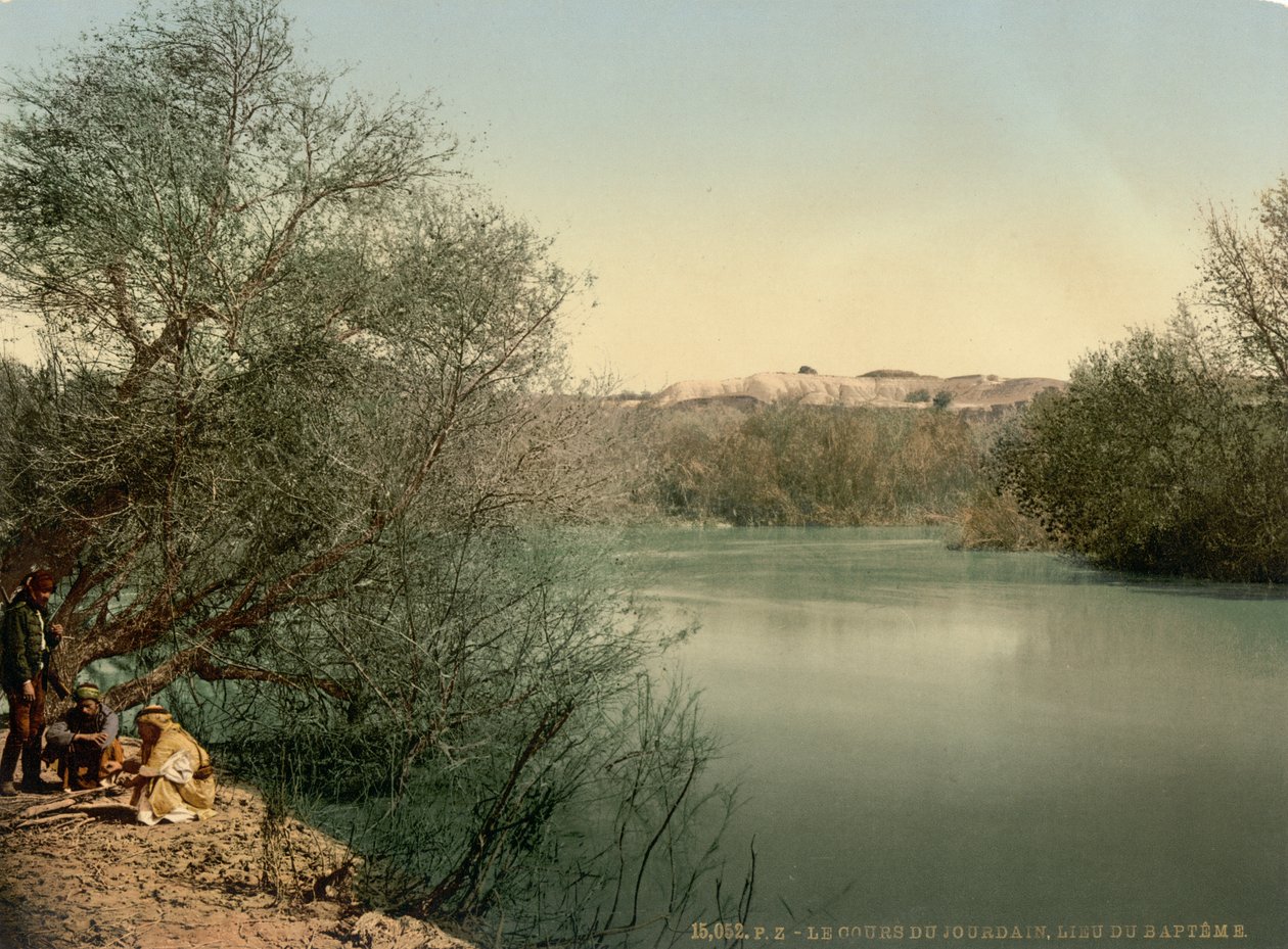 Place of the Baptism, River Jordan, Holy Land, c.1890-1900 by Detroit Publishing Co.