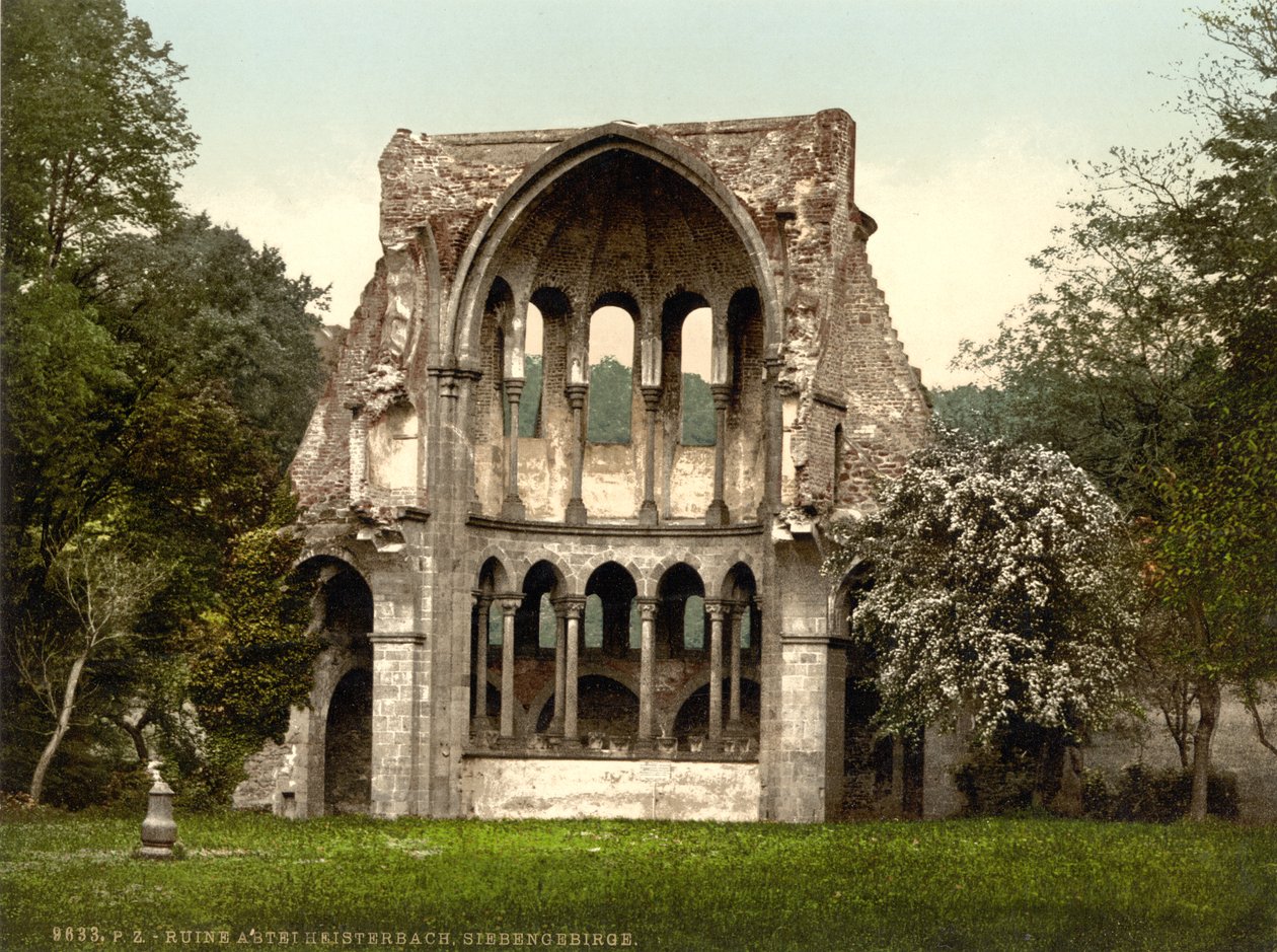 Ruins of Heisterbach Abbey, North Rhine-Westphalia, Germany by Detroit Publishing Co.