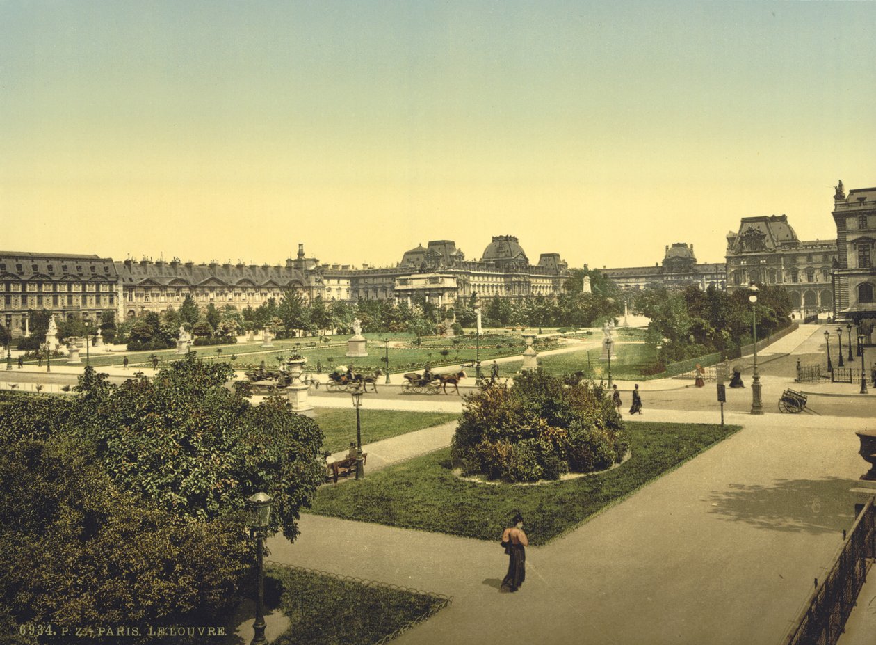 The Louvre, Paris by Detroit Publishing Co.