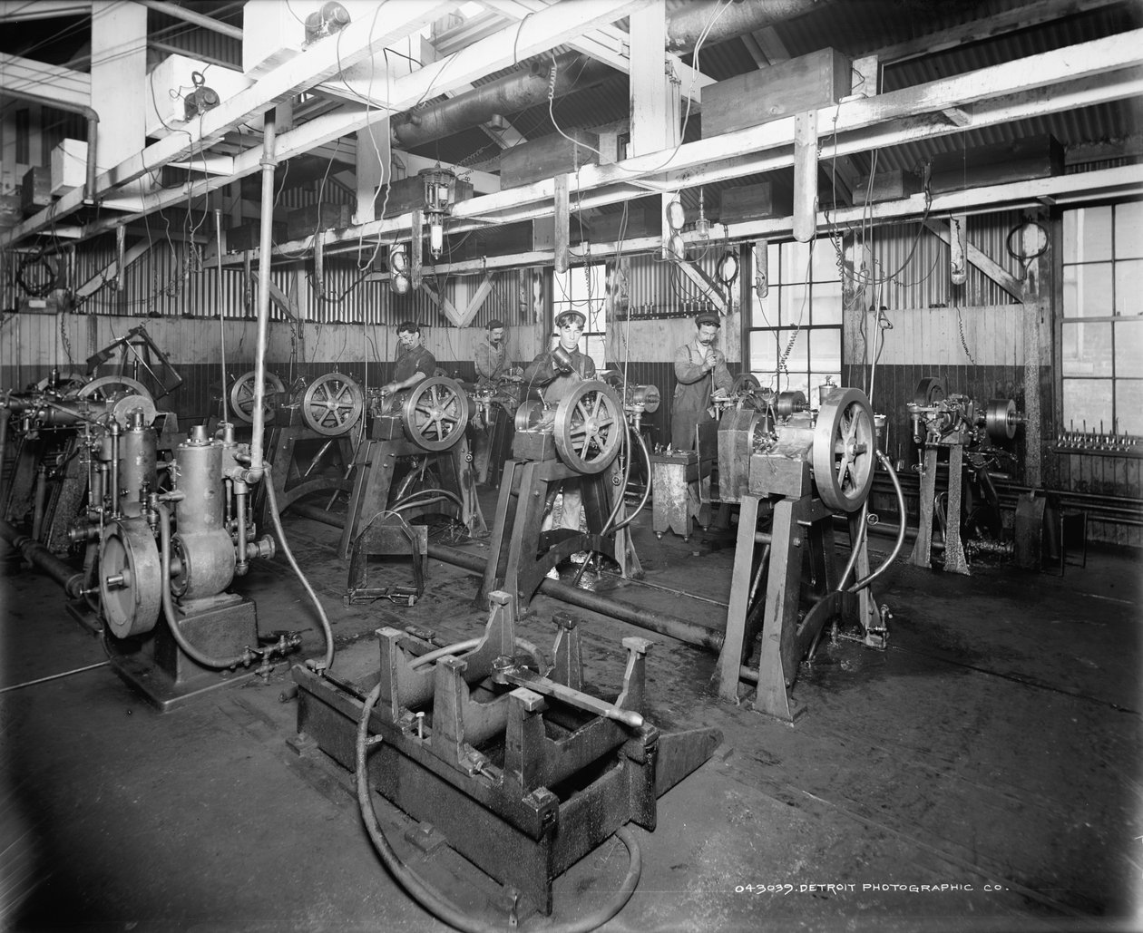 The Testing Room, Leland & Faulconer Manufacturing Company, Detroit by Detroit Publishing Co.