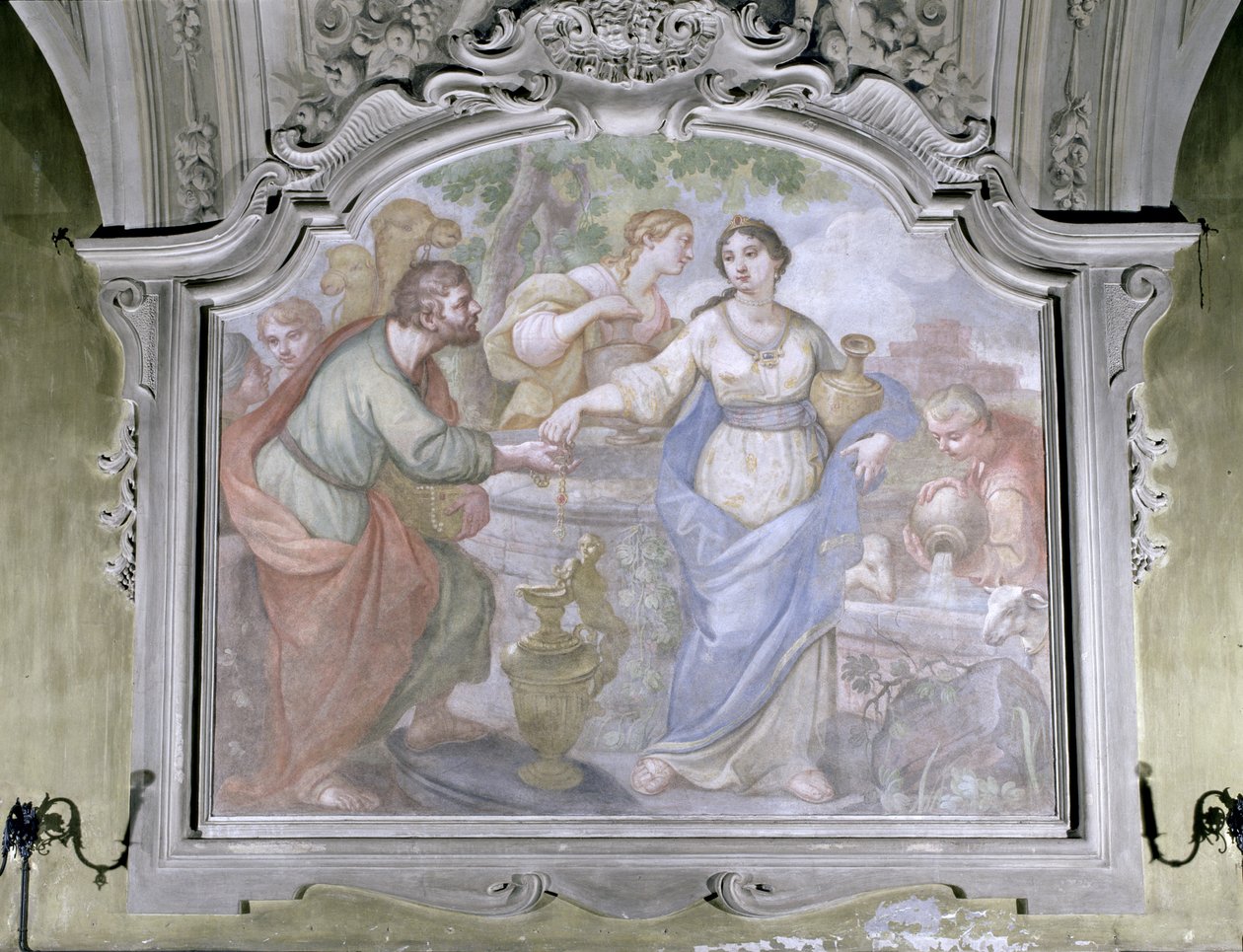 Rebecca at the Well, from the Refectory by Diacinto Fabbroni