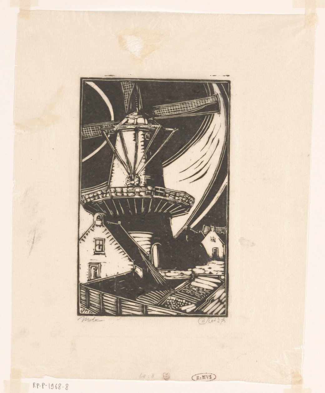 Mill by Dick Ket (signed by artist)