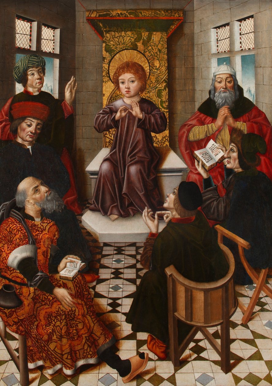 Christ Child among Doctors by Diego de la Cruz