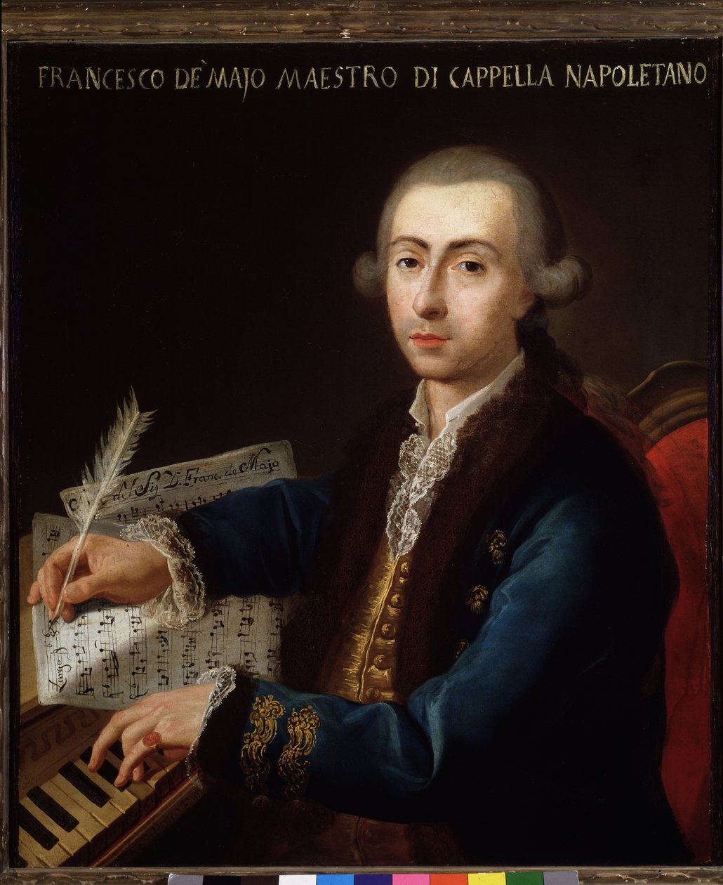 Portrait of Gian Francesco de Majo, Italian Composer by Diego Pesco