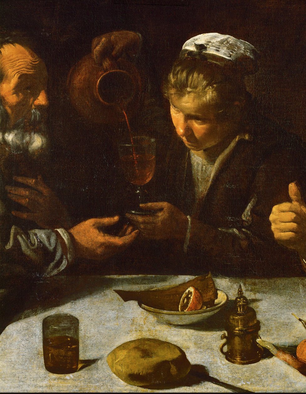 The Lunch by Diego Rodriguez de Silva y Velazquez