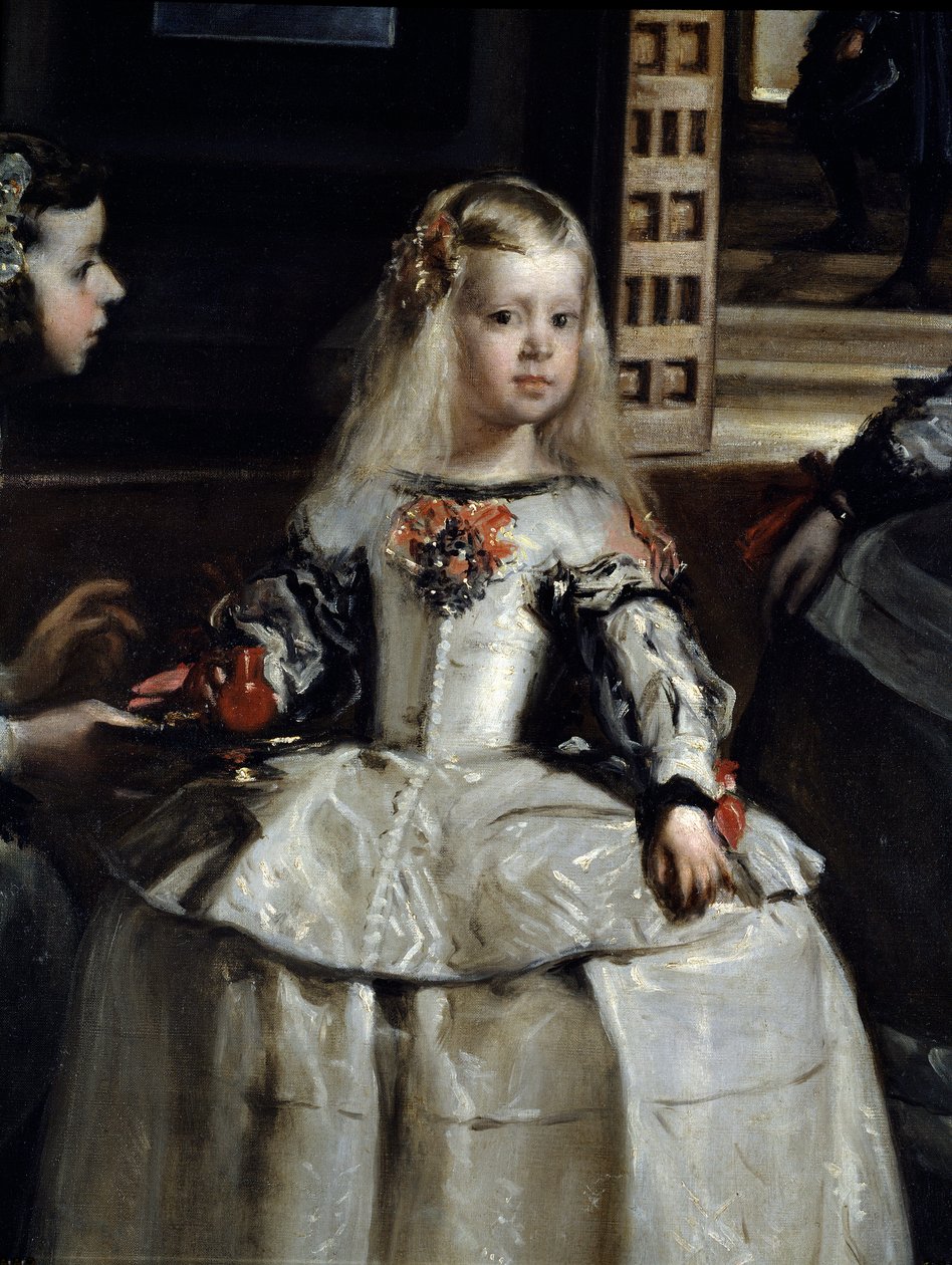 Las Meninas (detail) by Diego Rodriguez de Silva y Velazquez
