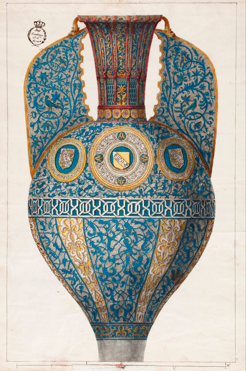 Nazarí Vase of the Shields by Diego Sánchez Sarabia