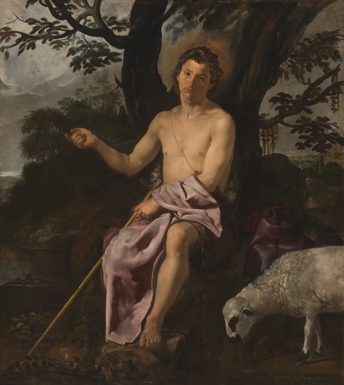 Saint John the Baptist in the Wilderness by Diego Velasquez