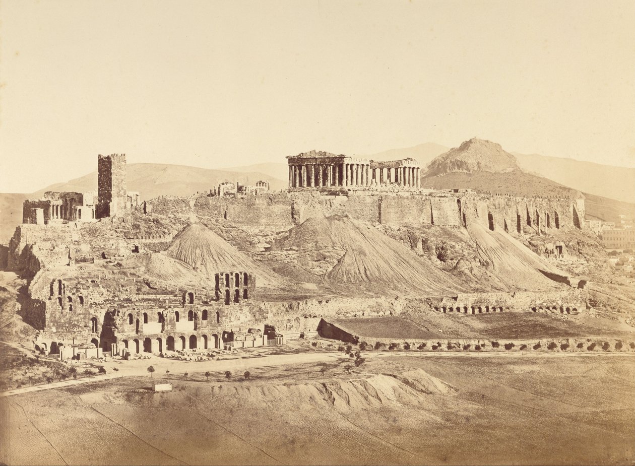 The Acropolis from the Southwest, Athens by Dimitrios Constantin