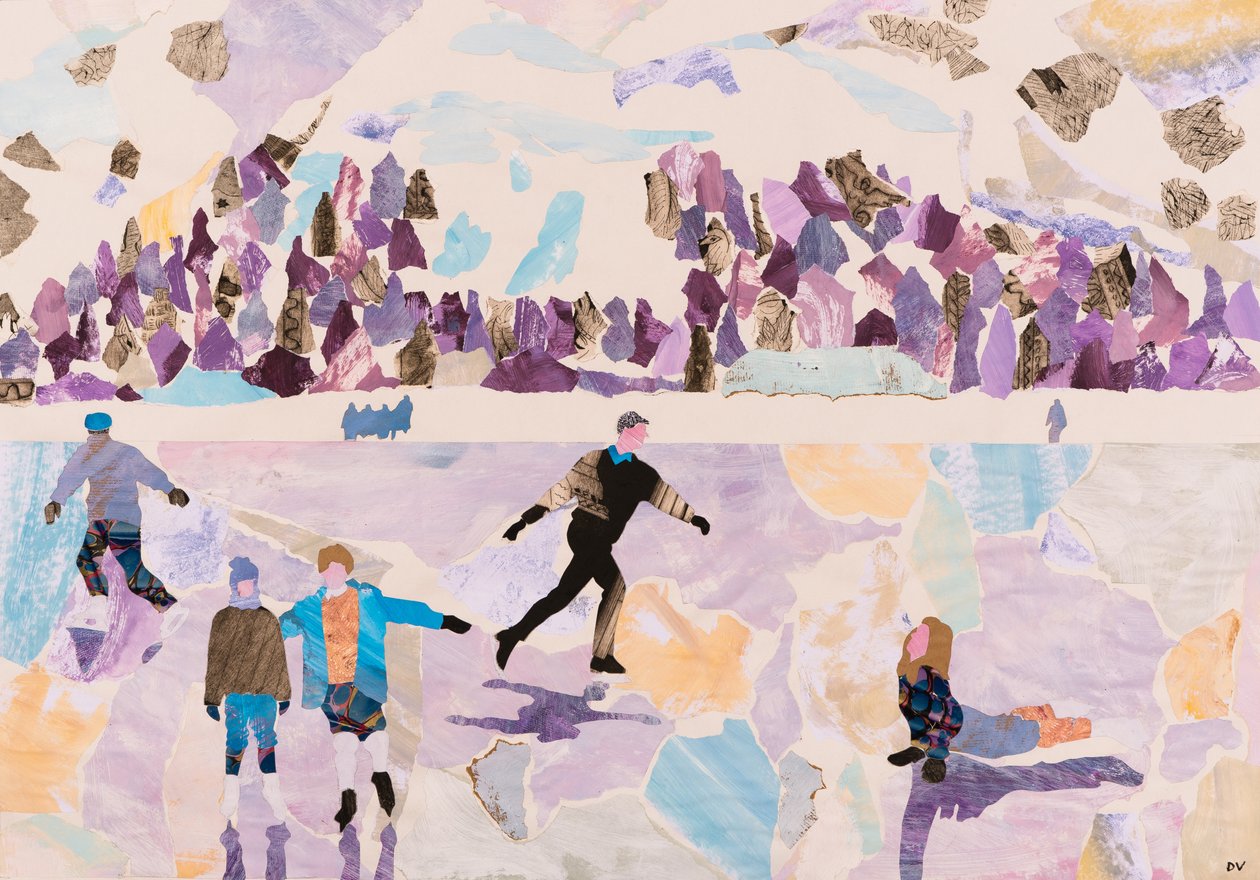 Skating en Plein Air by Dione Verulam