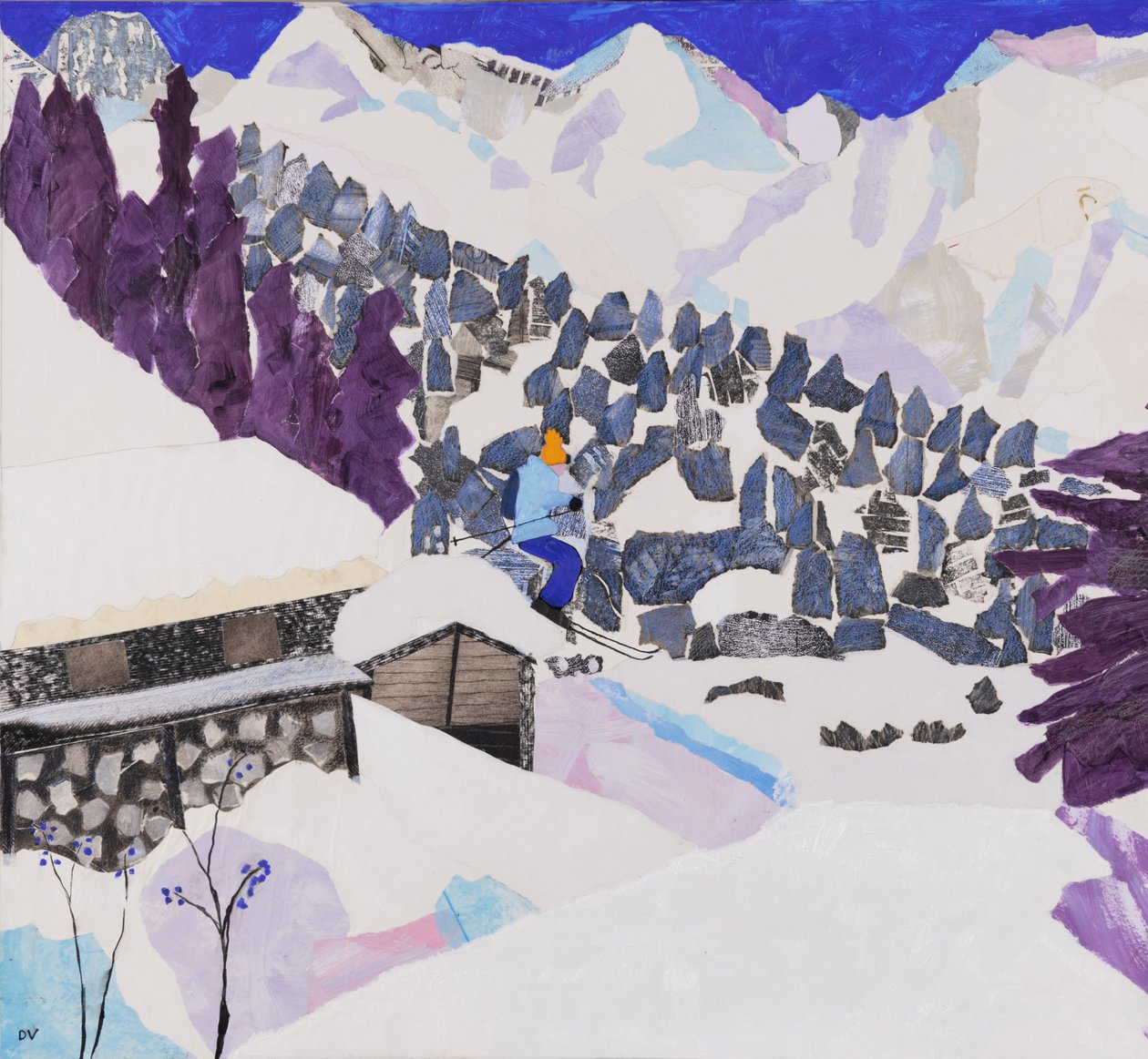 Ski-ing Home, 2015 by Dione Verulam