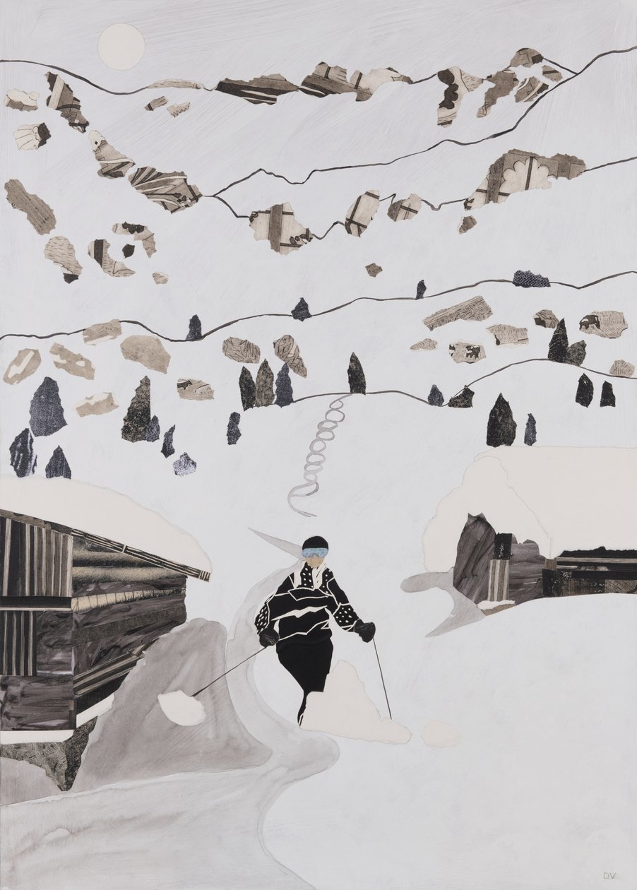 Ski-ing to Lunch by Dione Verulam