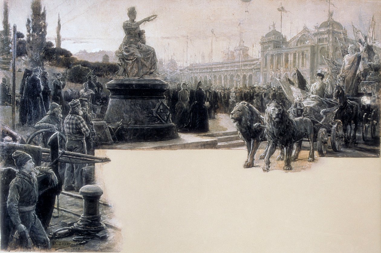 Allegory of the Universal Exhibition celebrated in Barcelona in 1888 by Dionisio Baixeras Verdaguer