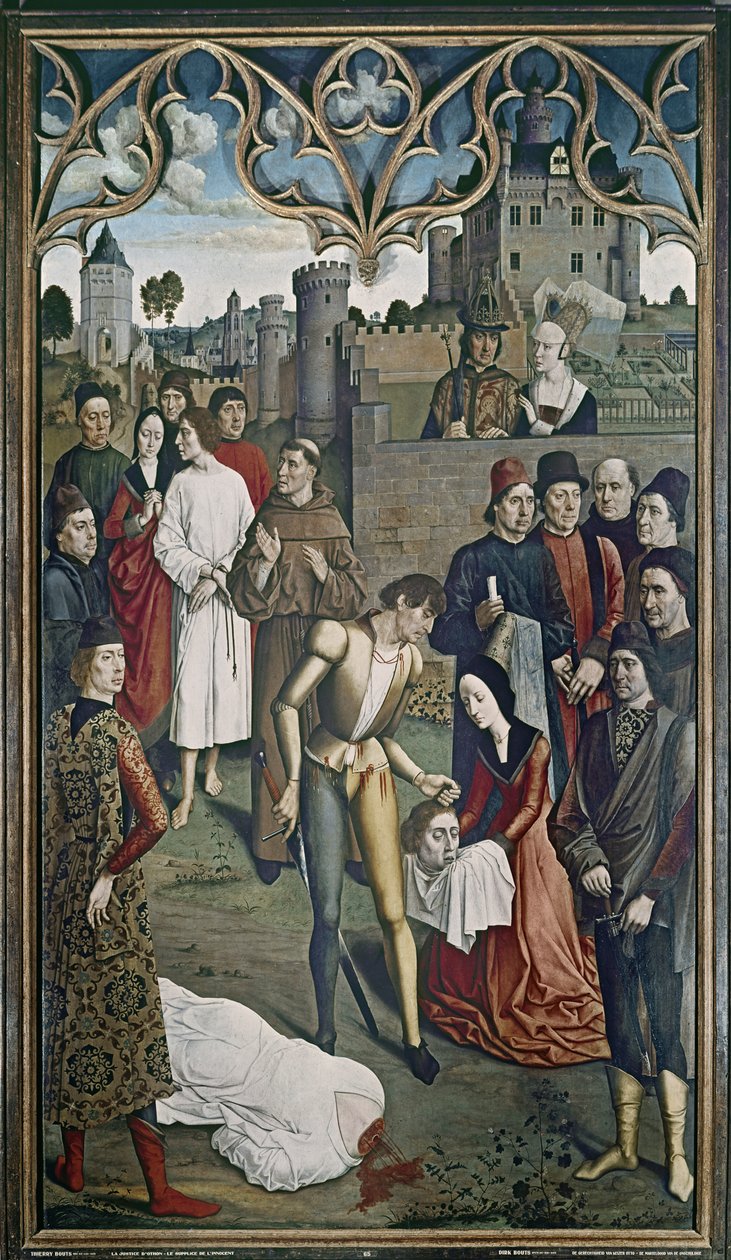The Justice of the Emperor Otto: The Execution of the Innocent Man, 1473-75 by Dirck Bouts