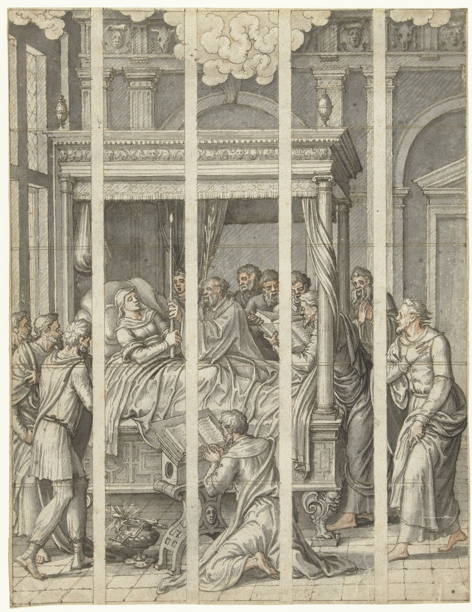 Death of the Virgin Mary by Dirck Pietersz. Crabeth