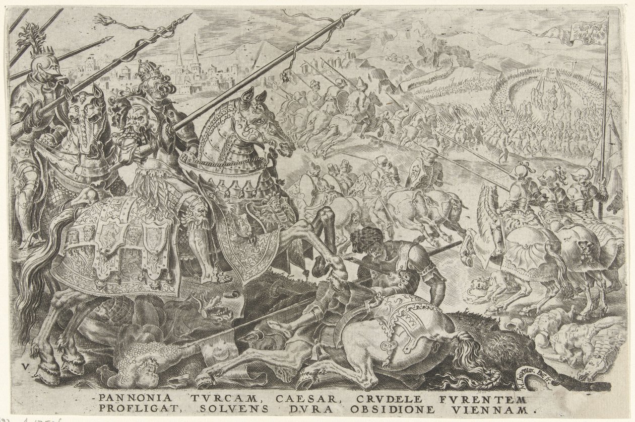 Relief of Vienna, 1529 (Victories of Charles V) by Dirck Volckertsz. Coornhert