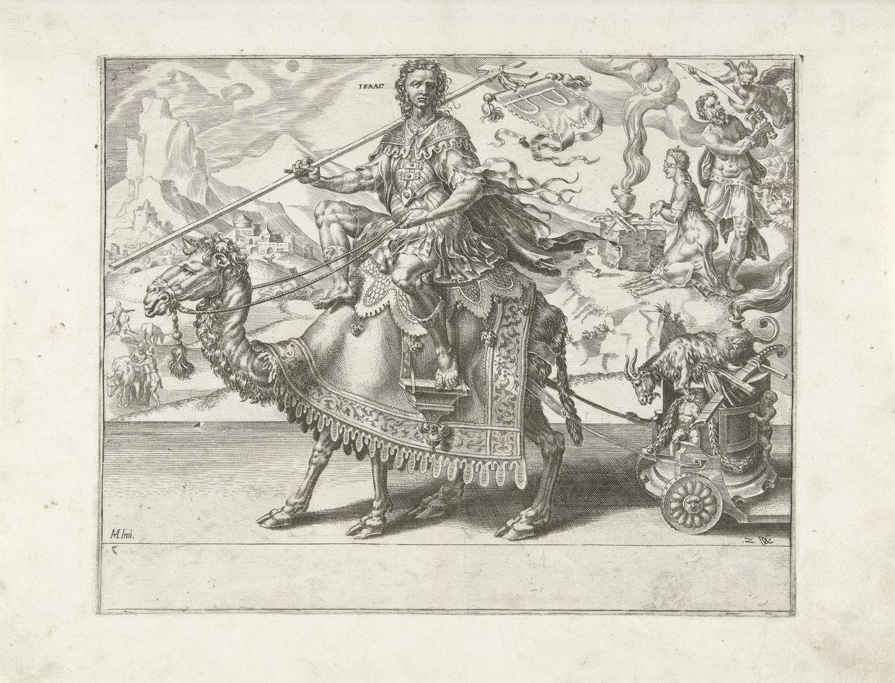Triumph of Isaac by Dirck Volckertsz. Coornhert