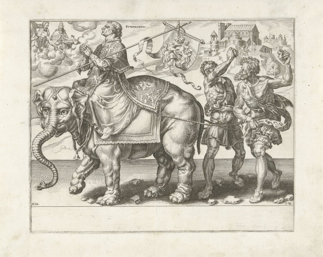 Triumph of Stephen by Dirck Volckertsz. Coornhert