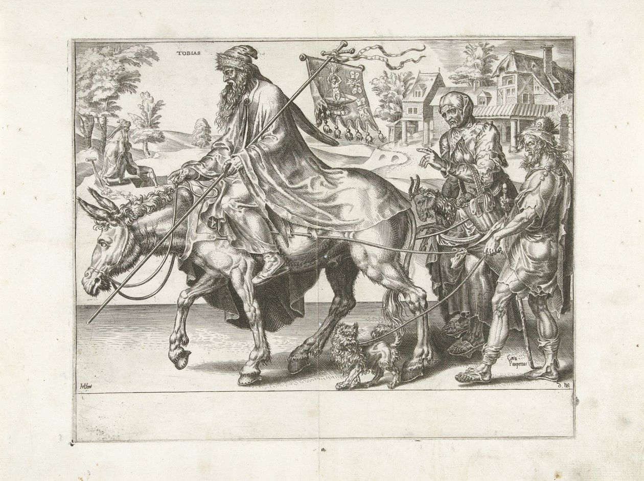 Triumph of Tobias (Triumph of Patience) by Dirck Volckertsz. Coornhert