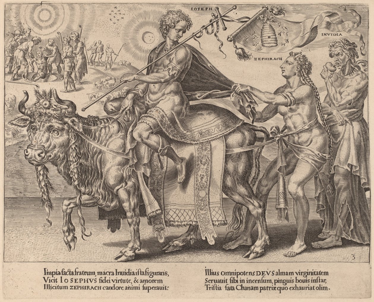 The Triumph of Joseph by Dirck Volckertz Coornhert after Maerten van Heemskerck