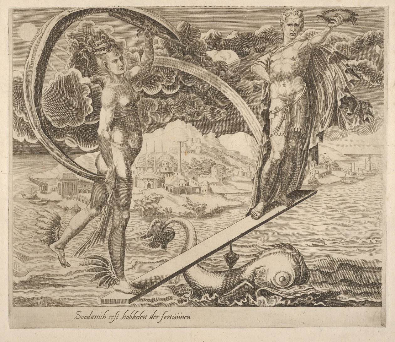 Fortune Using Man as a Plaything from Six Sayings about Fortune by Dirck Volkertsen Coornhert