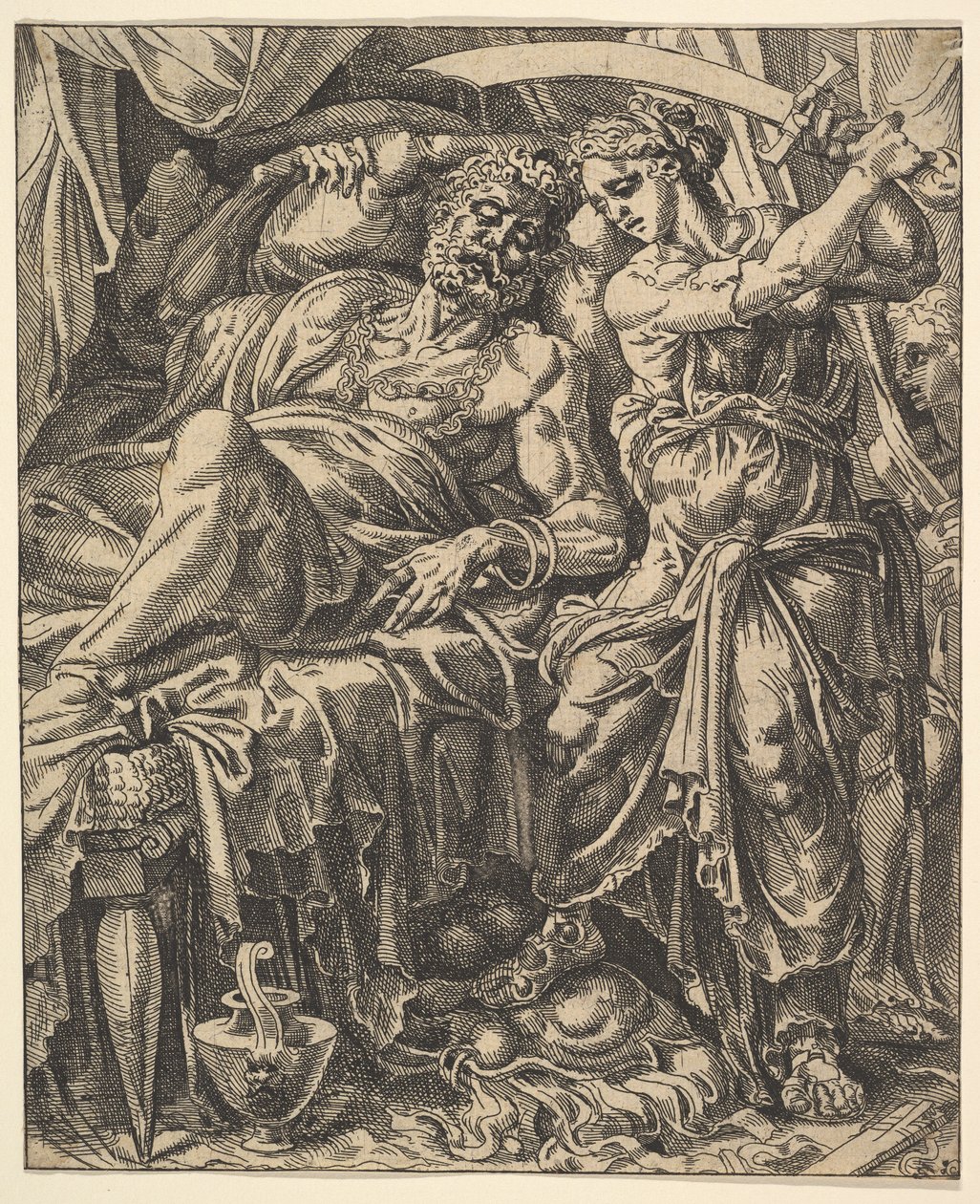 Judith Slaying Holofernes, from The Story of Judith and Holofernes by Dirck Volkertsen Coornhert